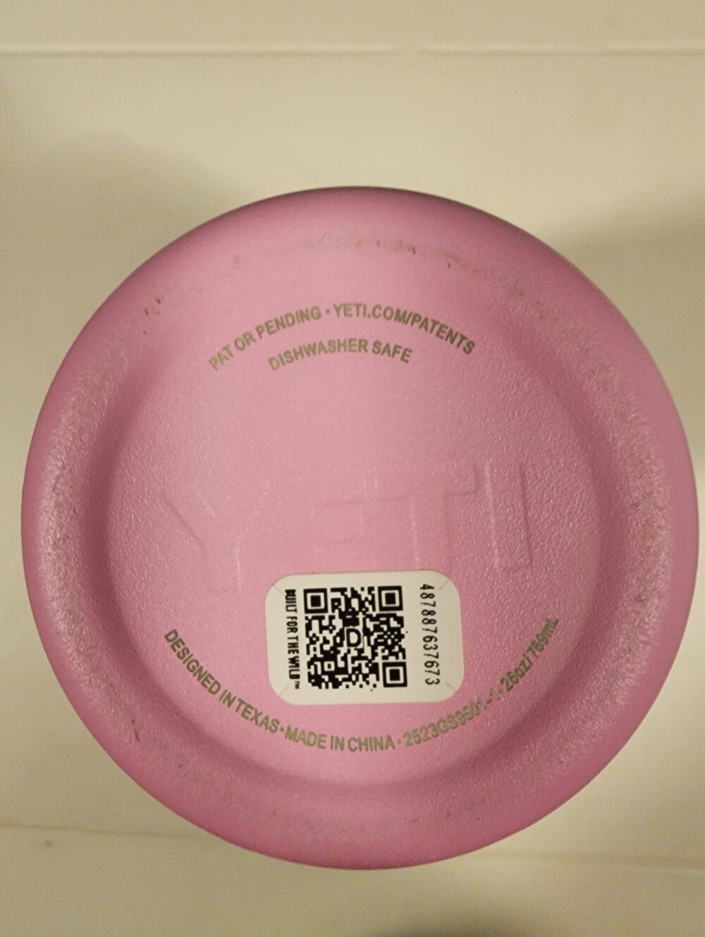 Power Pink YETI Tumbler 26 Oz Rambler - Picture 3 of 3